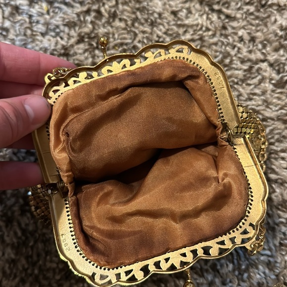 Preston and York gold bedazzled mini purse with clutch o - Picture 9 of 12